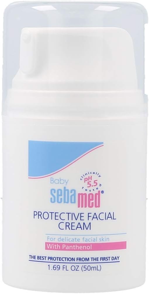 Sebamed Baby Protective Facial Cream 50ml |Ph 5.5|Panthenol & Allantoin|Clinically tested