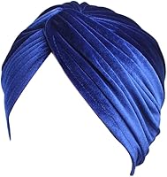 Vista 4 de Decou Sombrero de gorra StrecthTurban con pliegues de color brillante