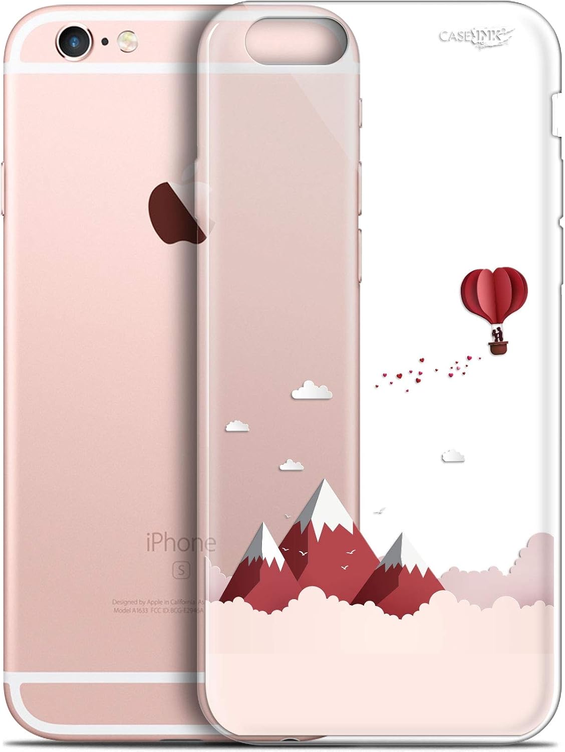 Hot Air Balloon Mountain Ultra Thin Case Cover for 5.5" Apple iPhone 6/6s Plus