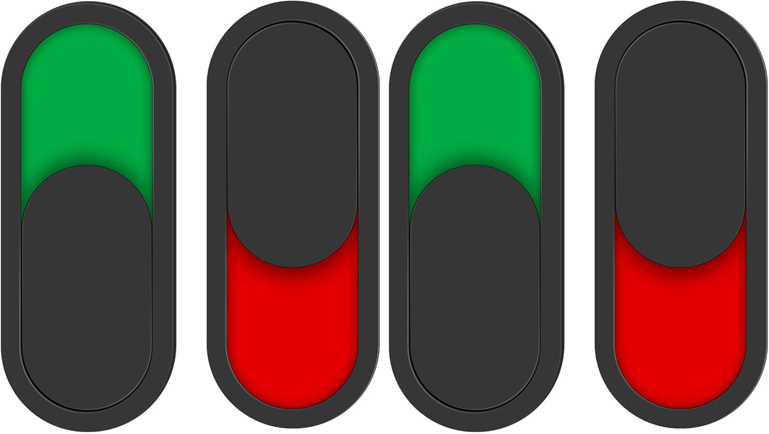 POPETPOP 4Pcs Vacant Occupied Toilet Signboard Bathroom Indicator for Offices Hotels and Public Toilets Simple Installation Smooth Surface for Easy Use (Pack of 2)
