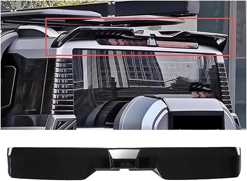 Car Rear Spoiler Compatible For Chery Jetour Traveller T2 2023 2024 Accessories Tail Wing Diffuser Trunk Lip Splitter Glossy Black Body Kit