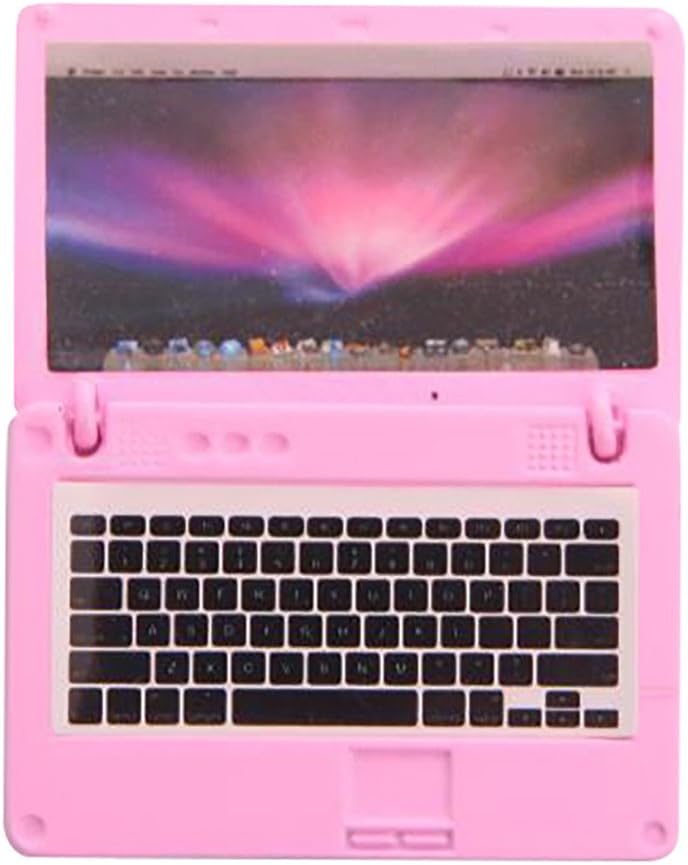 Notebook Computer Model For 18 inch Our Generation for American girl/Boy Doll 18 inch doll laptop toy pink