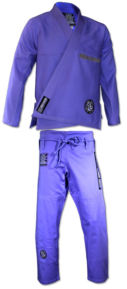 ROLL HARD BRAND Womens Brazilian Jiu Jitsu Kimonos - Pink or Purple (Purple, F3)