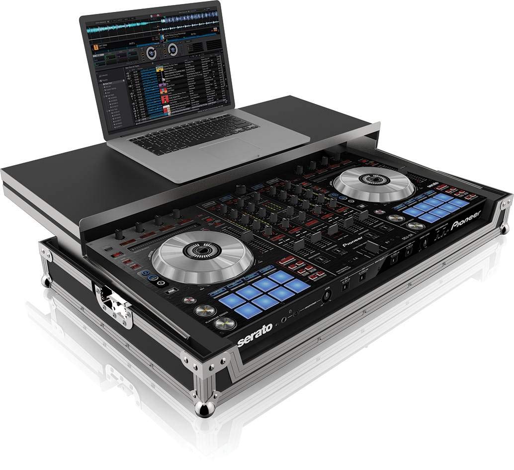 PEP FC-SX - Flightcase passend für 1x Pioneer DJ DDJ-SX und SX2 DJ Controller - Mit Laptopablage