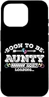 Vista 20 de Soon to Be Aunty 2027 Loading for Pregnancy Announcement Case for iPhone 17