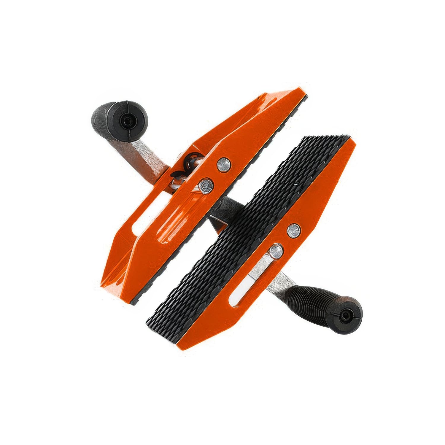 Lot de 2 supports de panneau à double main – Plage de serrage 0–45 mm, capacité de charge jusqu'à 350 kg, pince de transport robuste pour dalles de verre, pierre, marbre