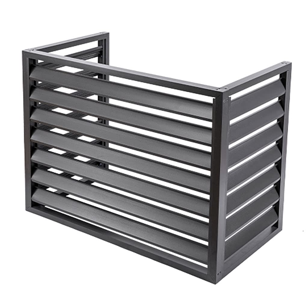 Pantalla de Valla Para Exteriores Para Ocultar el Aire Acondicionado,Material de Aleación de Aluminio más Grueso,Pulverización Respetuosa con el Medio Ambiente,tres Colores Opcionales,100x50x70cm