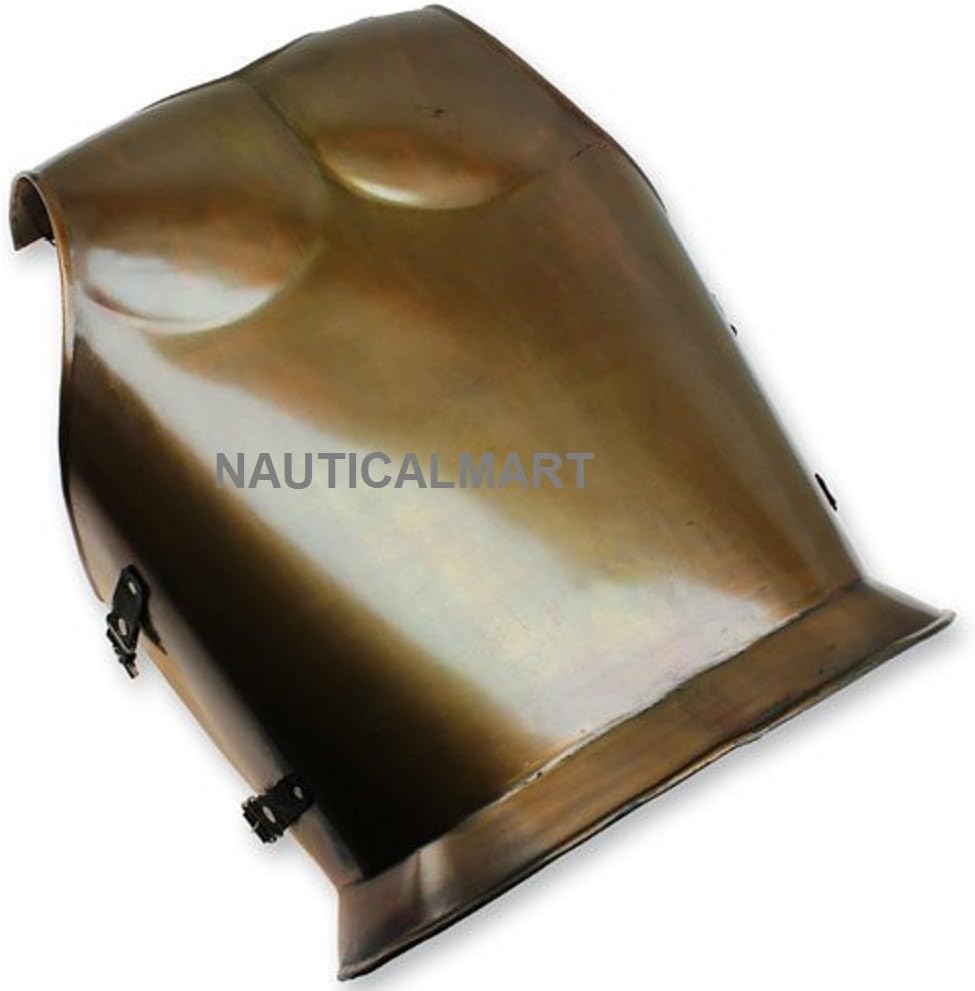 NauticalMart King Leonidas Muscles Cuirass Brazen Brass - Forged Carbon Steel Torso
