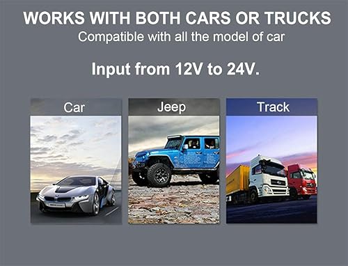 Miniatura 6 de Aliavation - Cargador USB para encendedor de cigarrillos con pantalla de voltaje, cargador de coche dual USB de 24 W, medidor de voltaje, monitor de