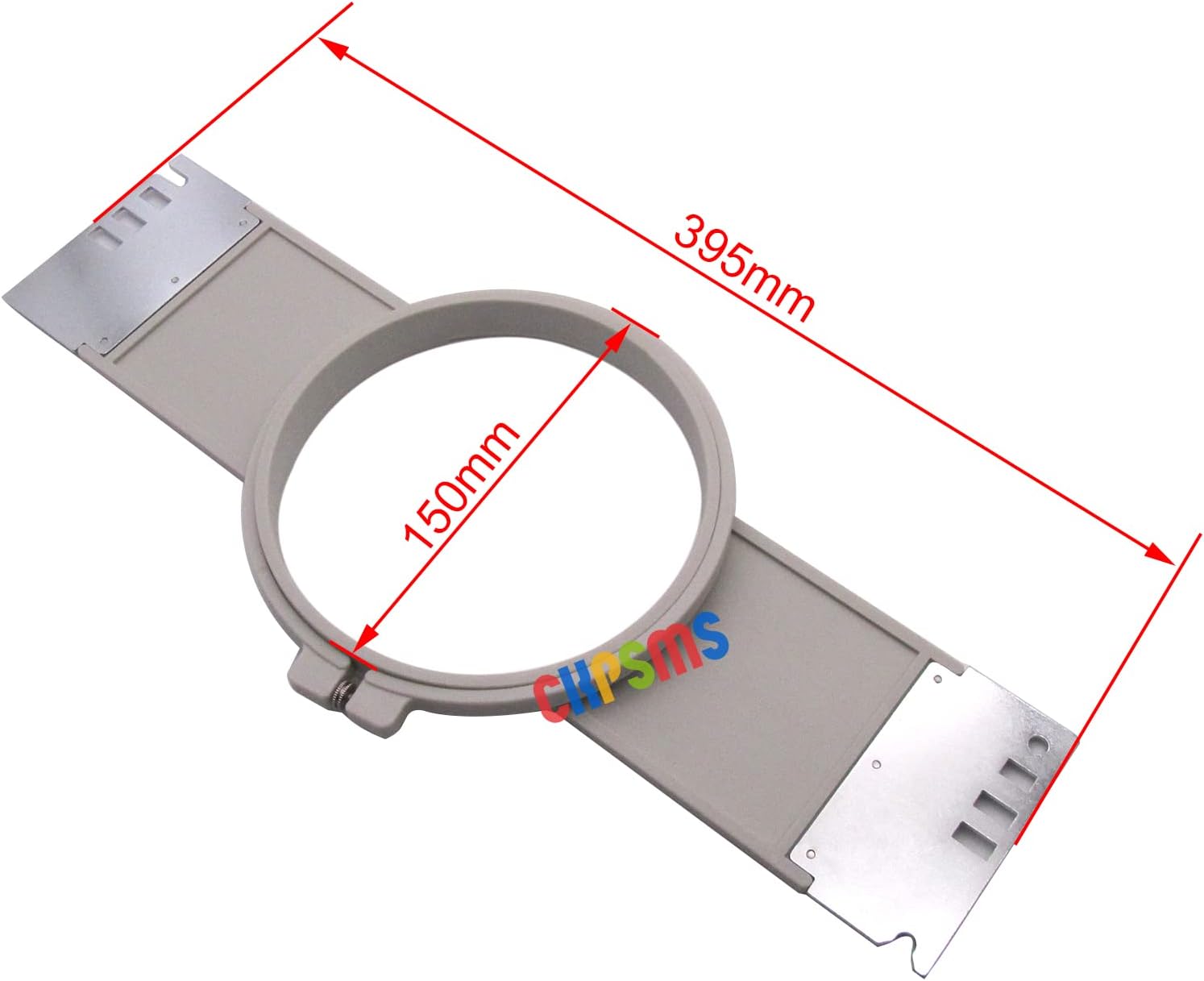 CKPSMS Brand - 1PCS Hoop 15CM (5.9") - 395mm Wide (15.5") Compatible with/Replacement for SWF Brand TAJIMA Brand ZSK Brand Embroidery Machines (15CM Round)