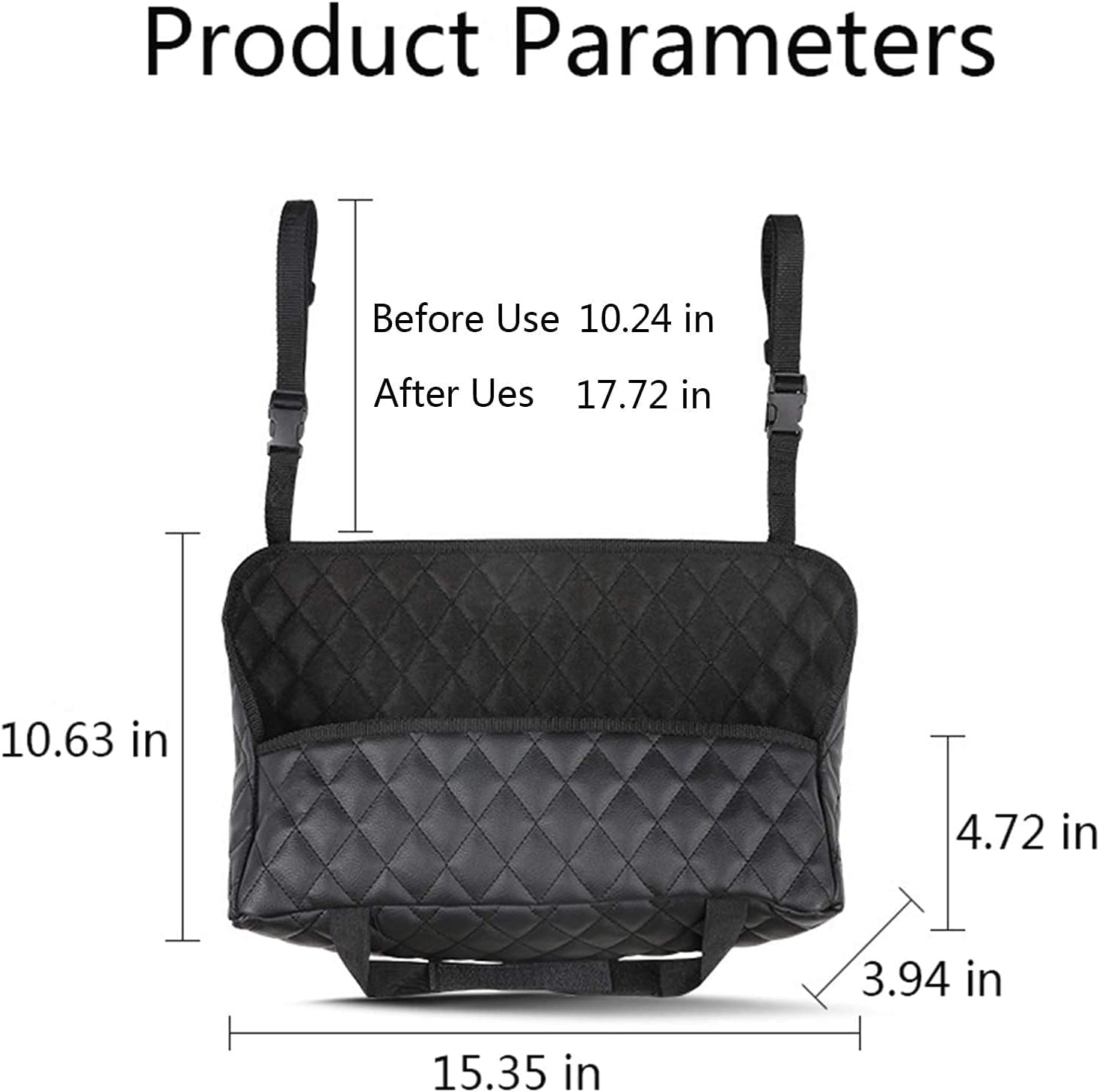 Maylai Handbag Durable Leather Backseat Image