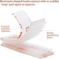 Vista 4 de Kit de montaje para etiquetas de peaje EZ Pass/IPass/IZoom Fastlane - (2 juegos) tiras adhesivas de cierre reutilizables con cinta adhesiva de doble