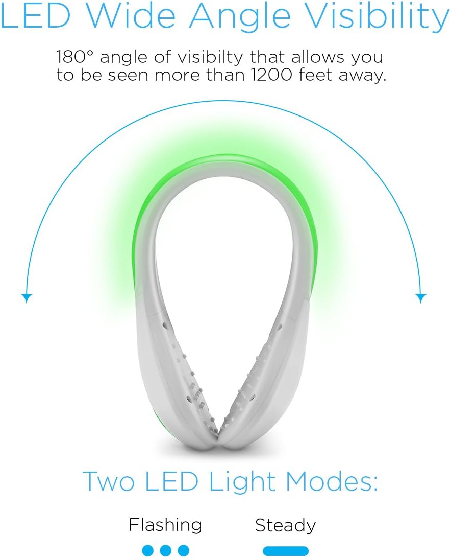 Aduro Shoe Lights Night Running Lights for Runners Light Reflective Color Strides for Running (2X Pack), Cycling, Walking for Increased Visibility & Safety