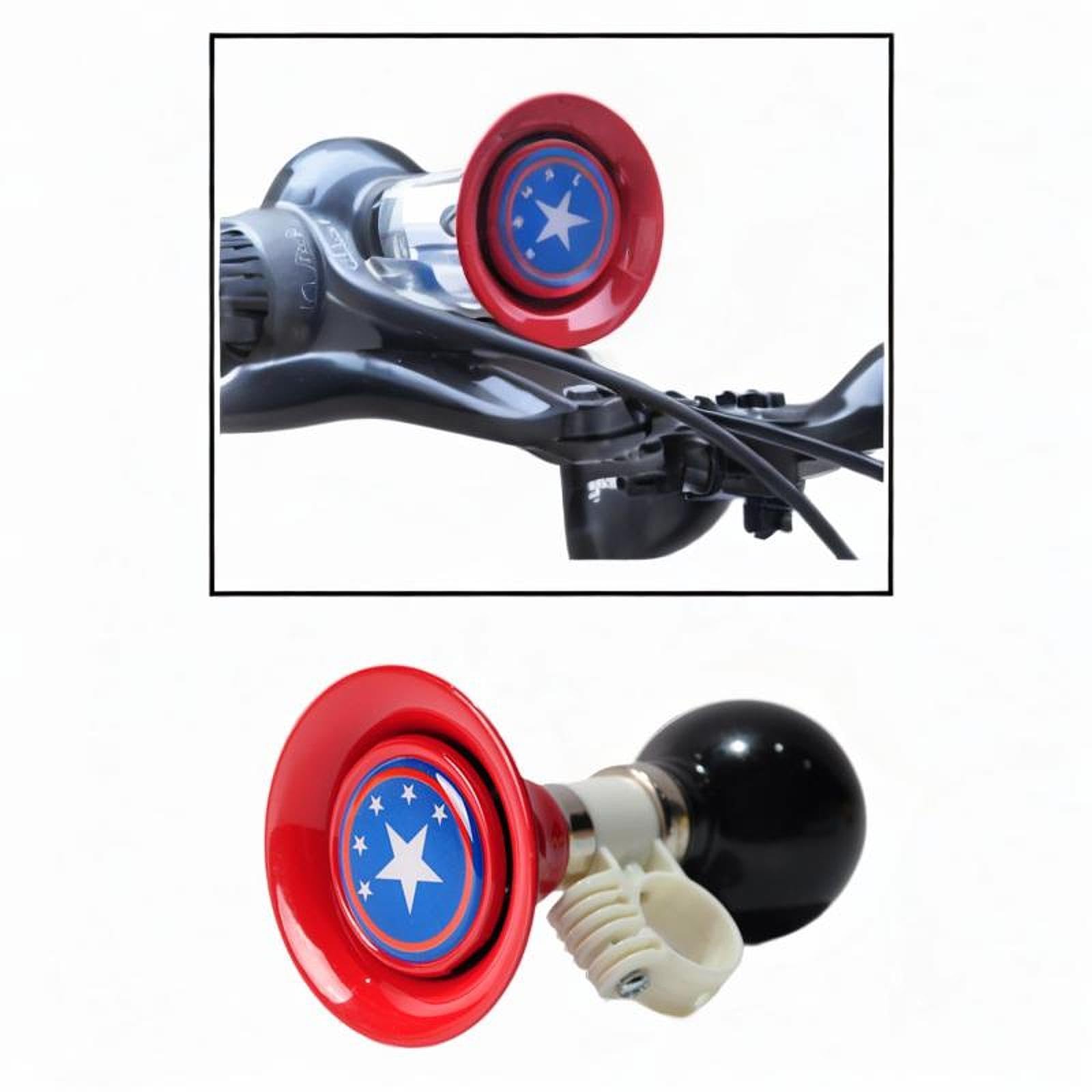 YIJU Kids Bike Horn Loudspeaker Clear Sound Universal Bicycle Decoration Metal Trumpet for Boys Girls Small Bicycle Horn Hooter