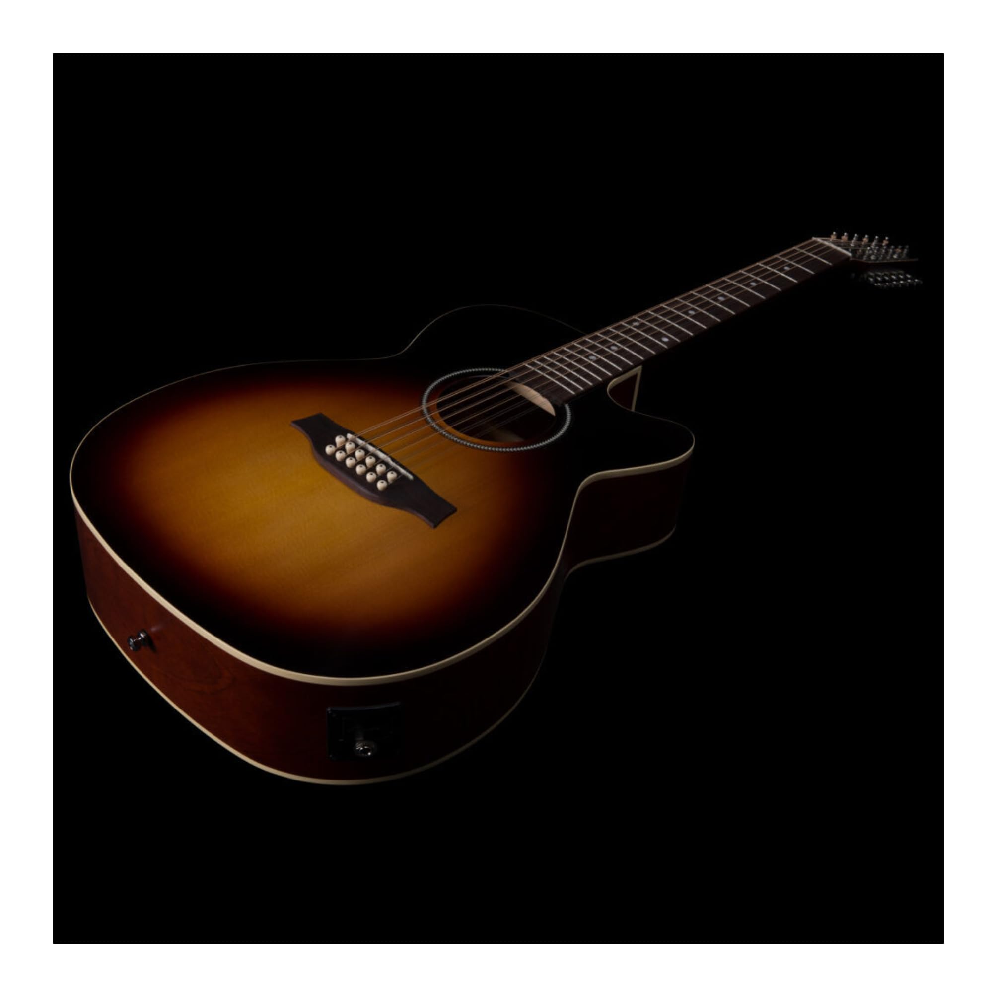 琥珀色サンバーストのアコースティックギター LEGEND FG-15 Cherry Sunburst アコースティックギター初心者12