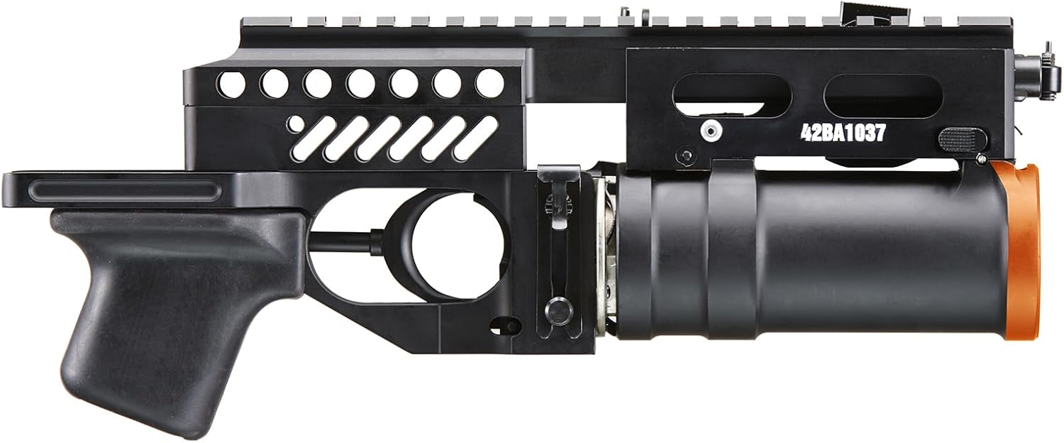 GoldenBall Metal Airsoft Pistol Launcher Set w/Shell (Color: Black)