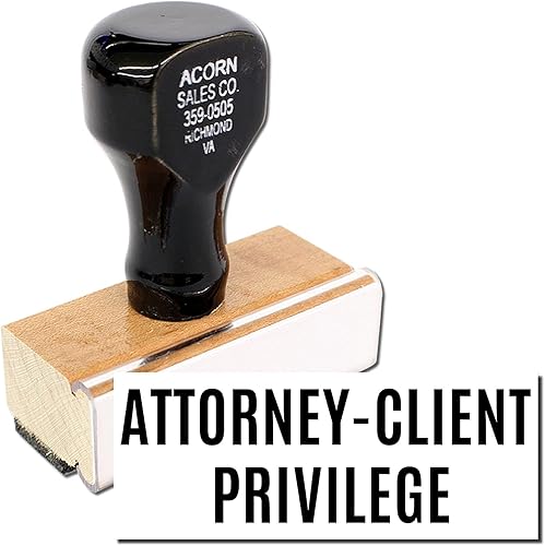 Miniatura 7 de Sello de privilegio de abogados y clientes sellos legales para abogados hasta 5 mil impresiones disponible en 11 colores de tinta reinkable fácil de