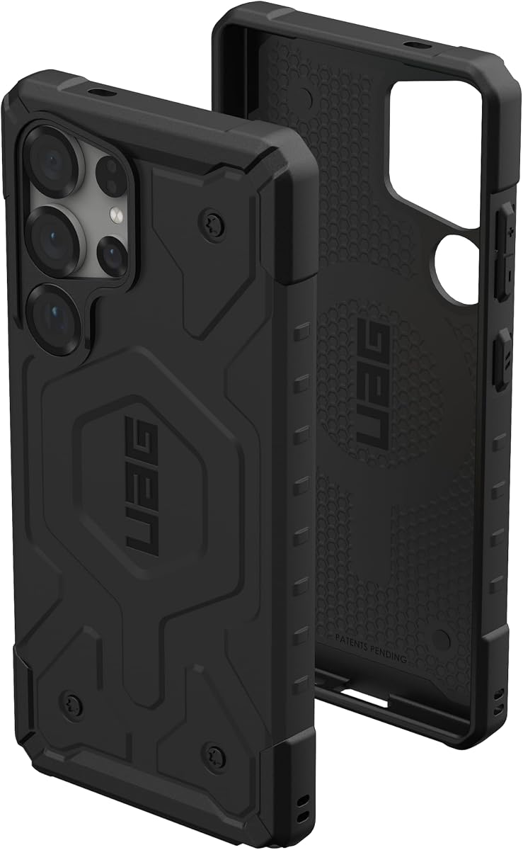 UAG Designed for Samsung Galaxy S25 Ultra Case 6.9" Pathfinder - Compatible with Magnetic Charging Armor Shell Impact-Resistant Rugged Military Drop Tested Protective Cover, Black