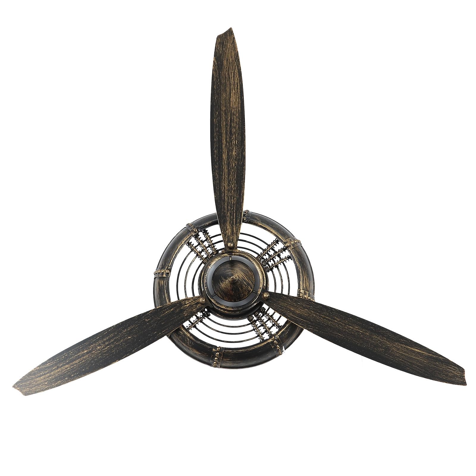 VINTORKY Retro Wanddeko aus Eisen im Vintage Stil mit Einzigartigem Propellerdekor Kreativer Wandbehang als Wandschmuck für Büro und Fotografie Requisite