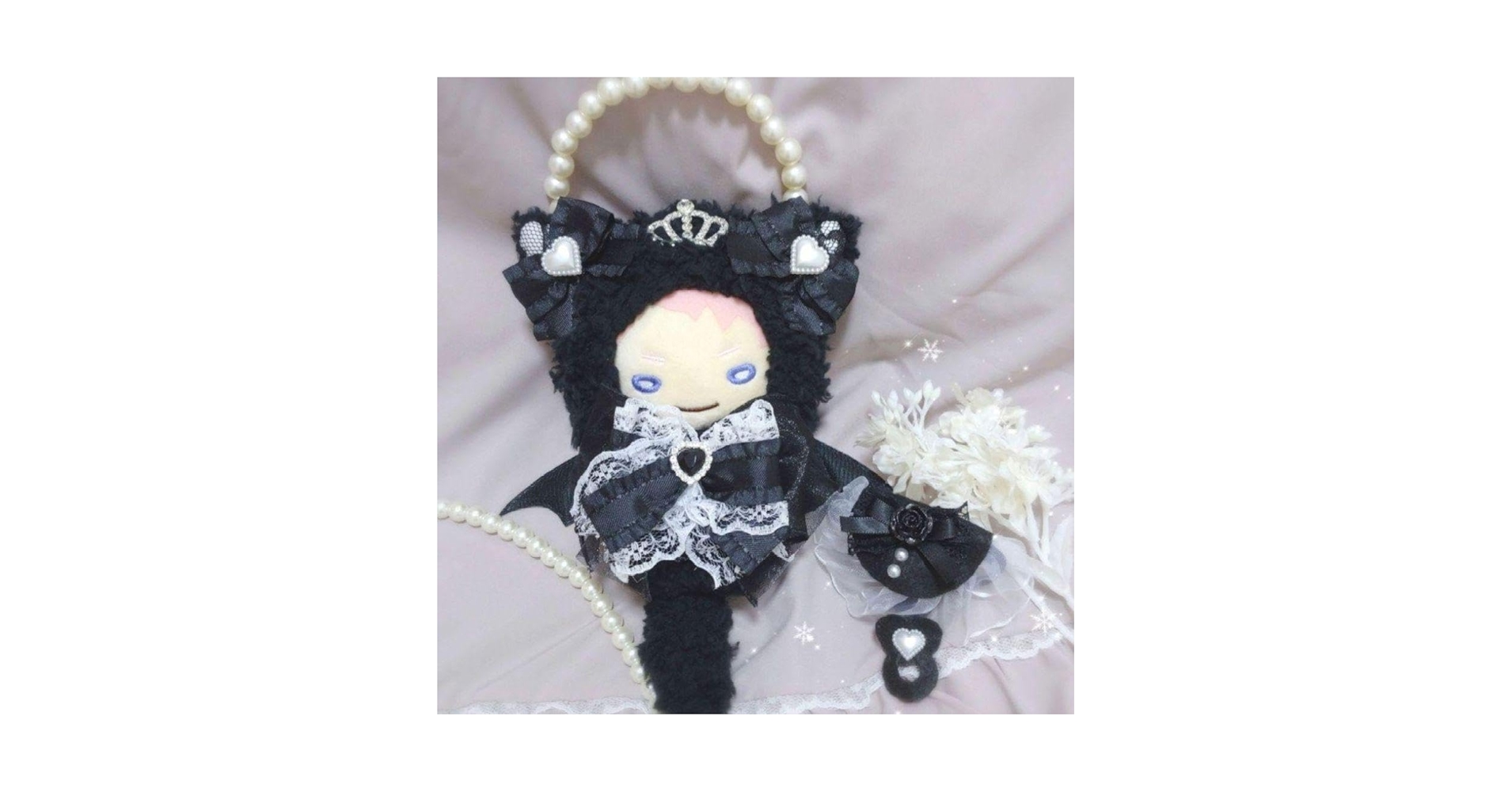 b59 ぬい服 12cm ちびぐるみ 着ぐるみ おすわり 悪魔の狼 セット おすわり ぬい服 着ぐるみ 12cmちびぐるみ 365 ※一時停止推奨