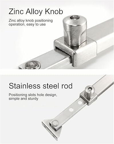 Miniatura 4 de I-EASYDWW Bisagras de ventana, Estancias para ventanas abatibles, Tapón de ventana abatible, Soporte de ventana abatible, Cerradura de ventana