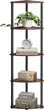 SONGMICS HOME 5-Tier Corner Shelf, Toolless Assembly