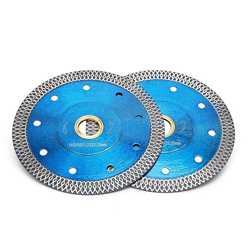 Miniatura 3 de 2 unidslote 4.5 "hoja de sierra de azulejo super fina hoja de diamante porcelana corte disco rueda para amoladora angular