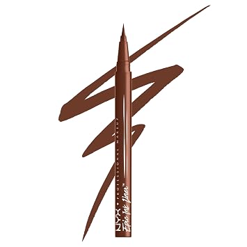 NYX PROFESSIONAL MAKEUP Epic Ink Eyeliner, Up To 24HR Wear, Graham Cracker