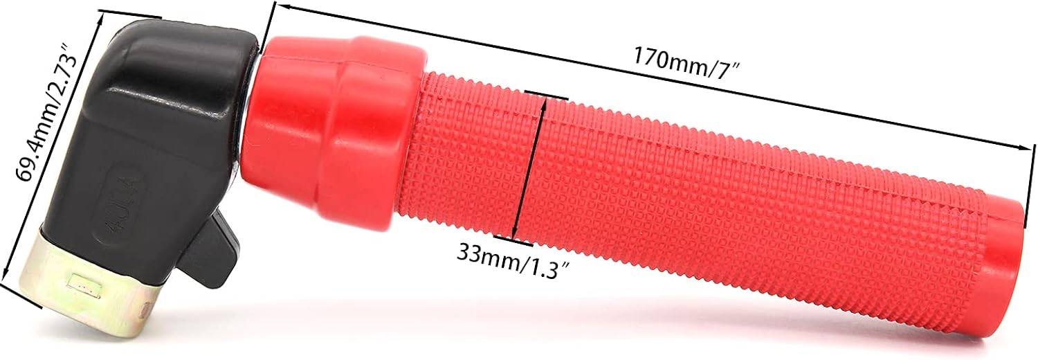 400 Amp Twist Type Welding Electrode Holder, Full Copper Heavy Duty Electrode Clamp for Welding Machine - - 