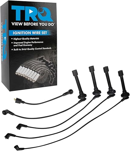 Miniatura 82 de TRQ Juego de cables de bujía de encendido del motor compatible con Hyundai Tucson Kia Sportage 2.7L Nrew