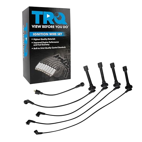 Miniatura 354 de TRQ Juego de cables de bujía de encendido del motor para Ford F250 F350 Super Duty V8 6.2L nuevo