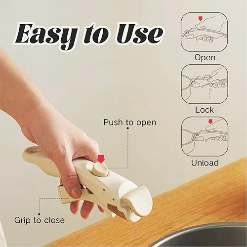 Miniatura 2 de Juego de utensilios de cocina con mango desmontable, paquete de 2 ollas y sartenes, asas de repuesto, resistentes al calor y agarre ergonómico,