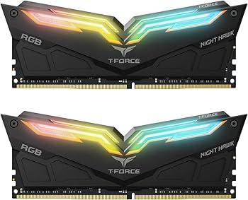 NIGHT HAWK RGBメモリ8GBx2枚 DDR4 3200MHz Amazon | TEAMGROUP T-Force Night Hawk RGB 3200MHz 16GB キット