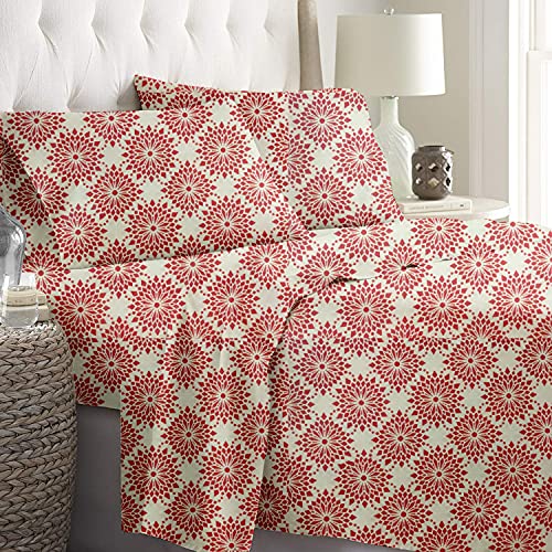 Image of Bed Sheets - Brushed Microfiber Bedsheets - Flat Bedsheets & Pillowcase - Super Soft Microfiber - Breathable Wrinkle, Fade Resistant & Cooling Sheets