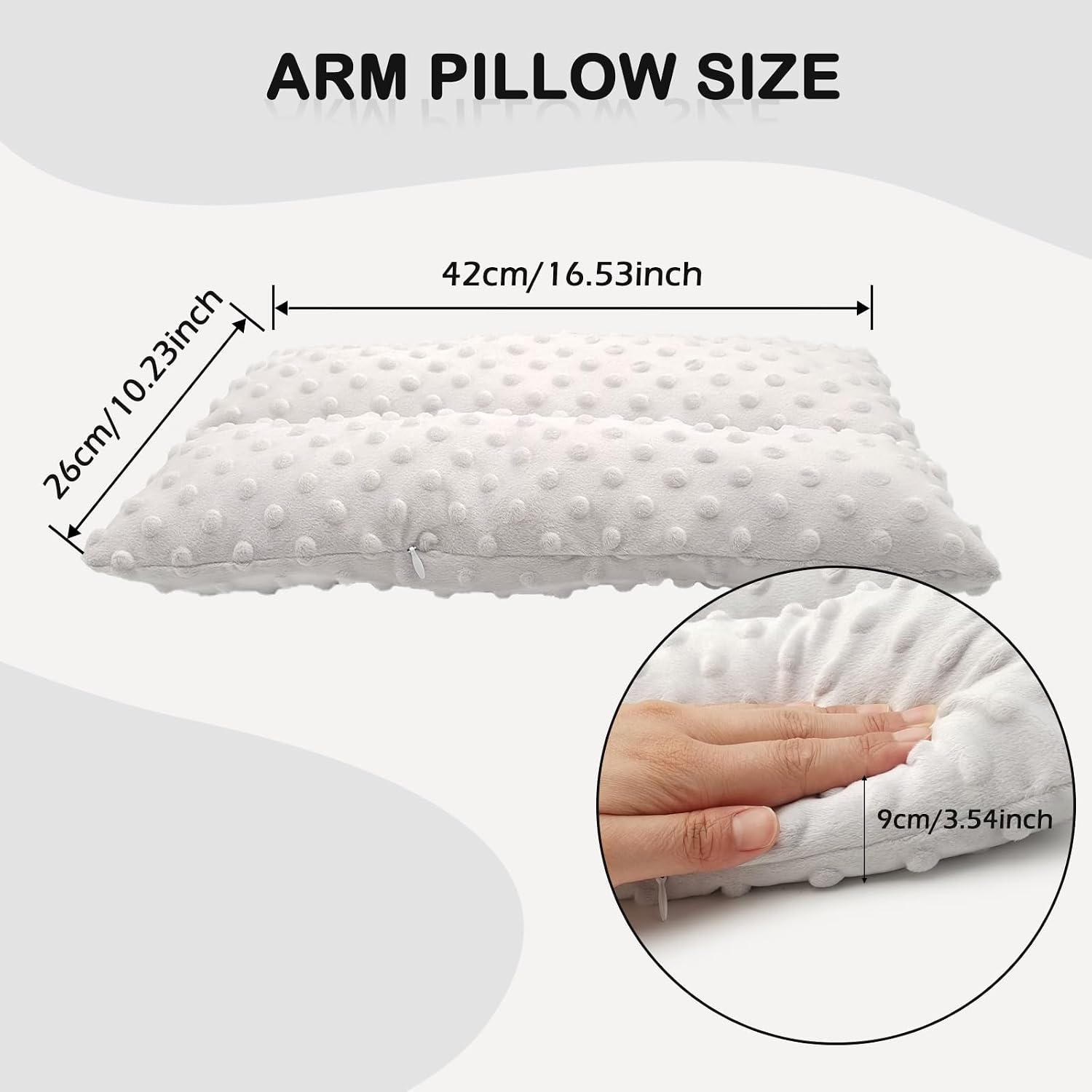 Arm Elevation Pillow, Leg Elevation Pillow, Arm Stabilizer Elevation Pillow, Knee Pillow for Swelling and Circulation Pain Relief, Arm Pain, Shoulder Surgery and Leg Injury. (Gray)