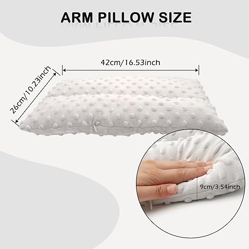 Miniatura 3 de Almohada de elevación de brazo, almohada de elevación de piernas, almohada de elevación estabilizadora de brazos, almohada de rodilla para hinchazón