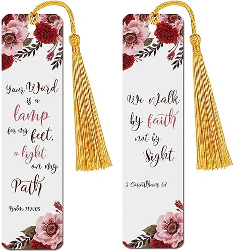 Miniatura 20 de WIRESTER Juego de 2 marcapáginas de metal con borla dorada clara para estudiantes, lectores, profesores, amantes de los libros, posturas divertidas