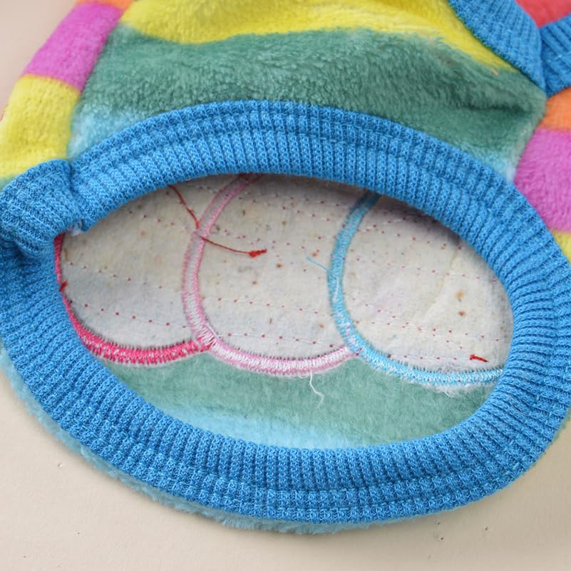 iplusmile Flanell Hundepullover: Warme Ärmellos Pullover für Kätzchen und Welpen - XS Cartoon-Stickerei Weicher Hunde Sweater Mantel 30 cm Brustumfang 20 cm Länge