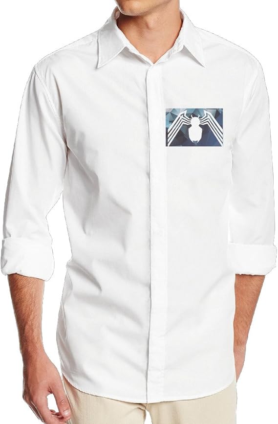 Amazon カミシ Kamici 男 大人 長袖ワイシャツ 今季最新 スーパースパイダー ヒーロー イラスト サマーワイシャツ 通学 人気 White X Large シャツ 通販