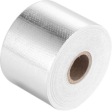 X AUTOHAUX x 50ft Heat Shield Tape Roll Heat Resistant Wrap for Car Engine