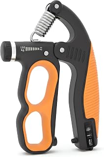 Grip Strength Trainer, 330Lbs Adjustable Resistance Forearm Strengthener, Hand Grip Strengthener with Counter, Heavy-Duty Grip Trainer for Forearm, Wrist & Finger Exercise