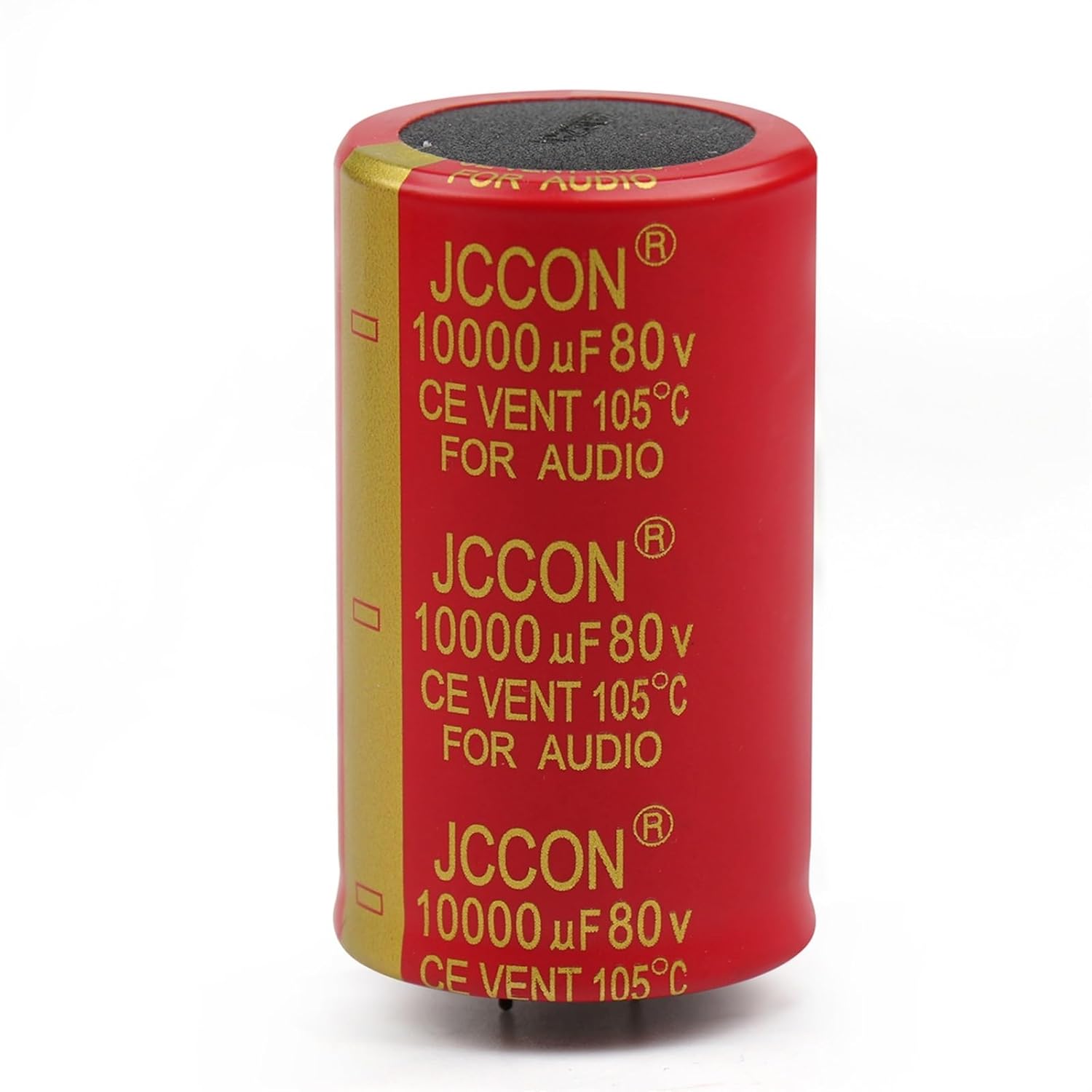 Electrolytic Audio Capacitor 80V 10000UF Size 35x60mm Copper Pin Horn Capacitor for Audio HiFi Amplifier 105℃ (Size : 2Pcs 80V10000UF)