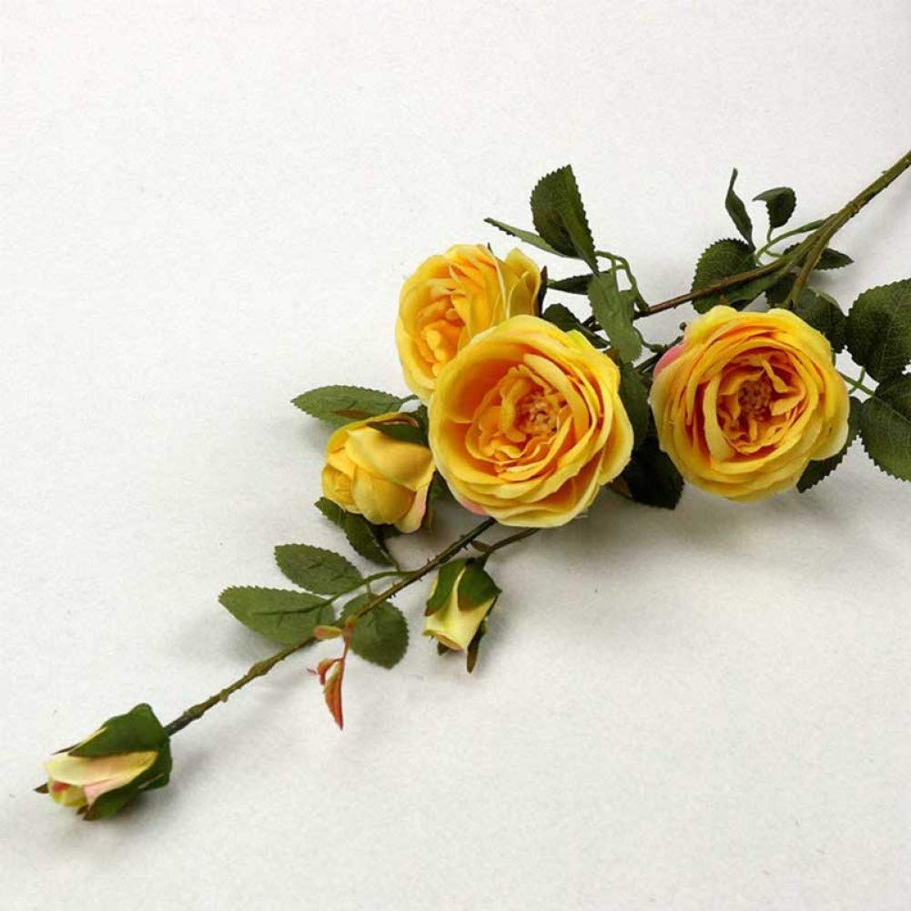 Fleur de mariage et décoration de maison avec de longues tiges de roses