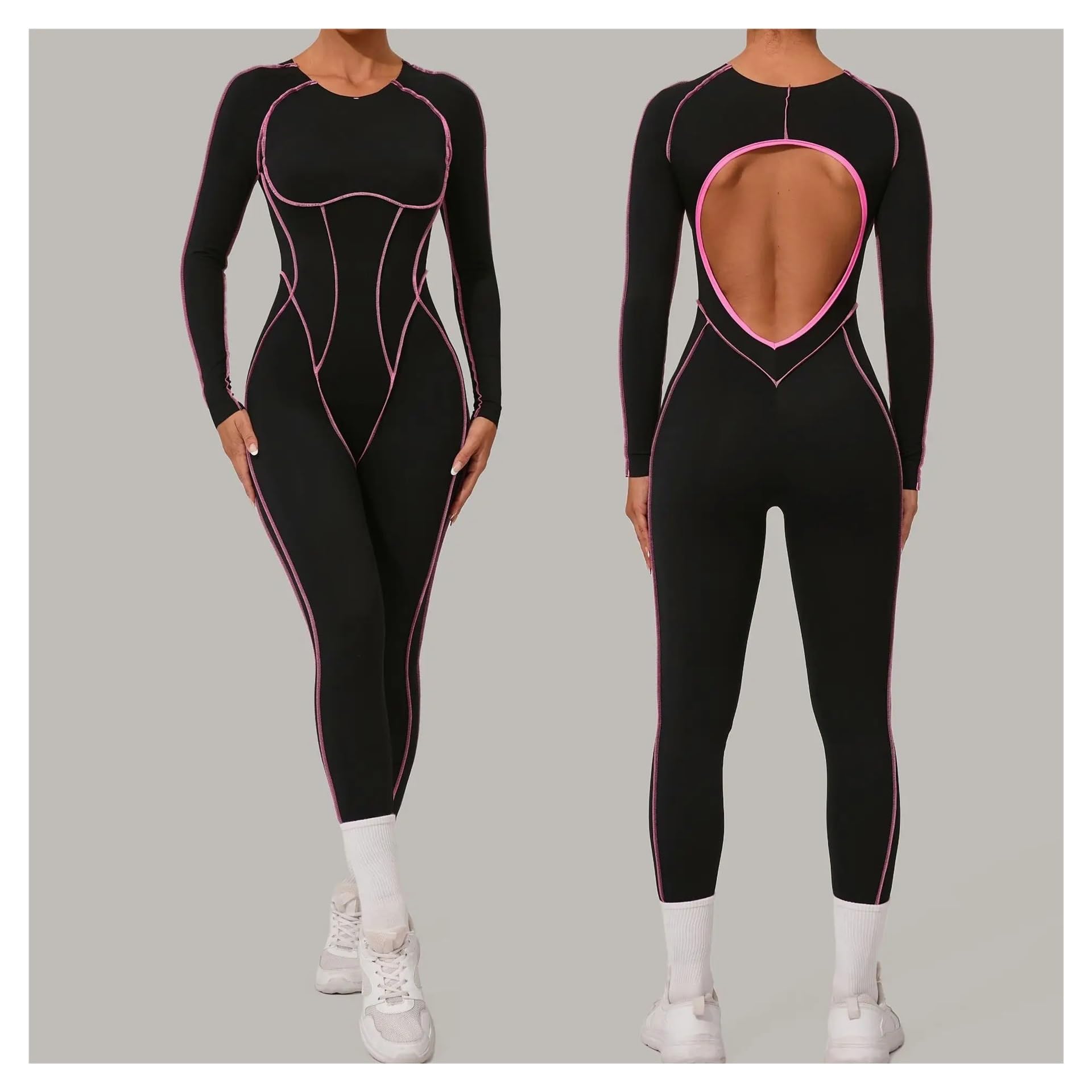 Sport-Overalls for Damen, Trainingsanzug, Workout-Overall, Fitnessstudio, Lauf-Strampler, Fitnessanzüge, Fitnessstudio, Sportbekleidung, Yoga-Set