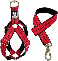 Guia Coleira Peitoral Regulável para Cachorros medio grande porte Dogvix (Rosa, G)