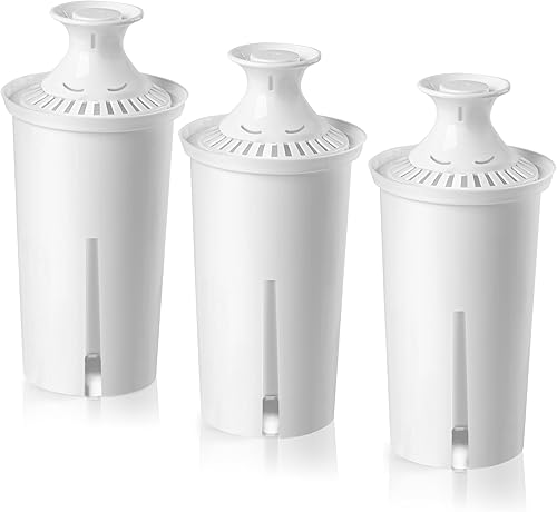 Repuesto para filtro de agua Brita, jarras y dispensadores, filtro de agua certificado NSF para Brita Classic, OB03, Mavea 107007 35557, 3 filtros