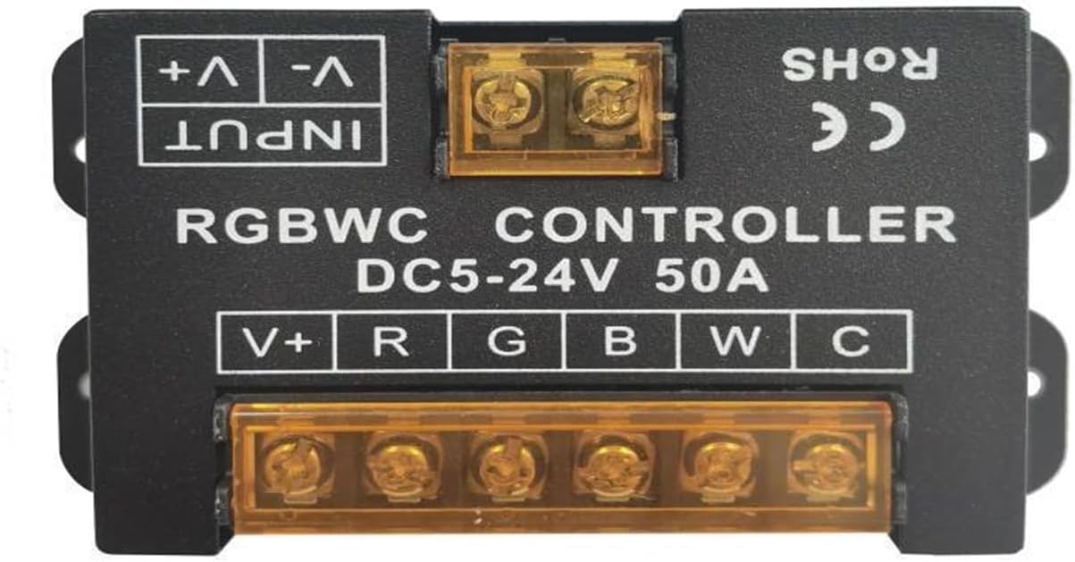 50A86 Panel Touch dimmer Switch 5050RGBCW Colorful Light with LED Controller CCT