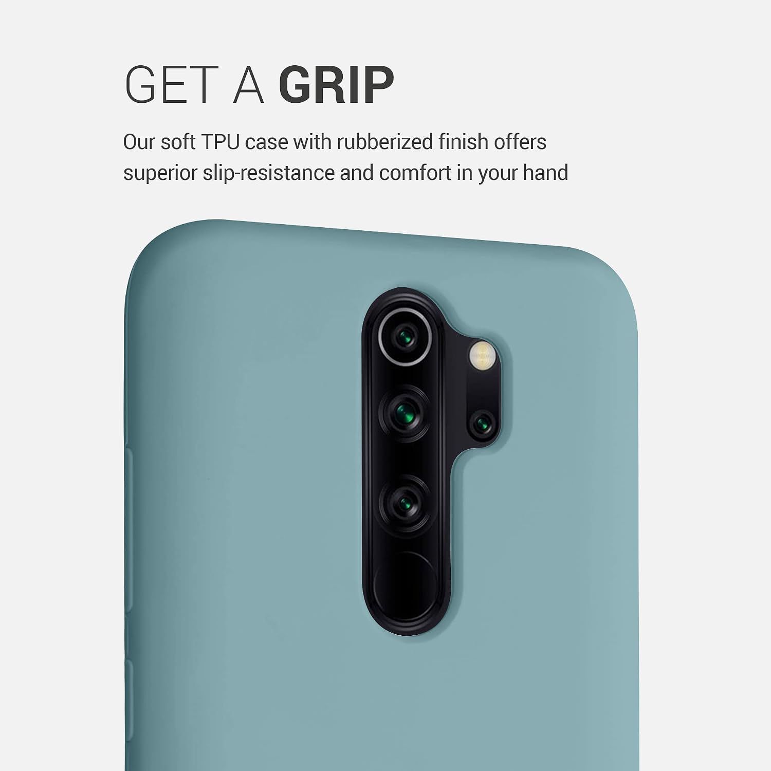 kwmobile Case Compatible with Xiaomi Redmi Note 8 Pro Case - TPU Silicone Phone Cover with Soft Finish - Arctic Night
