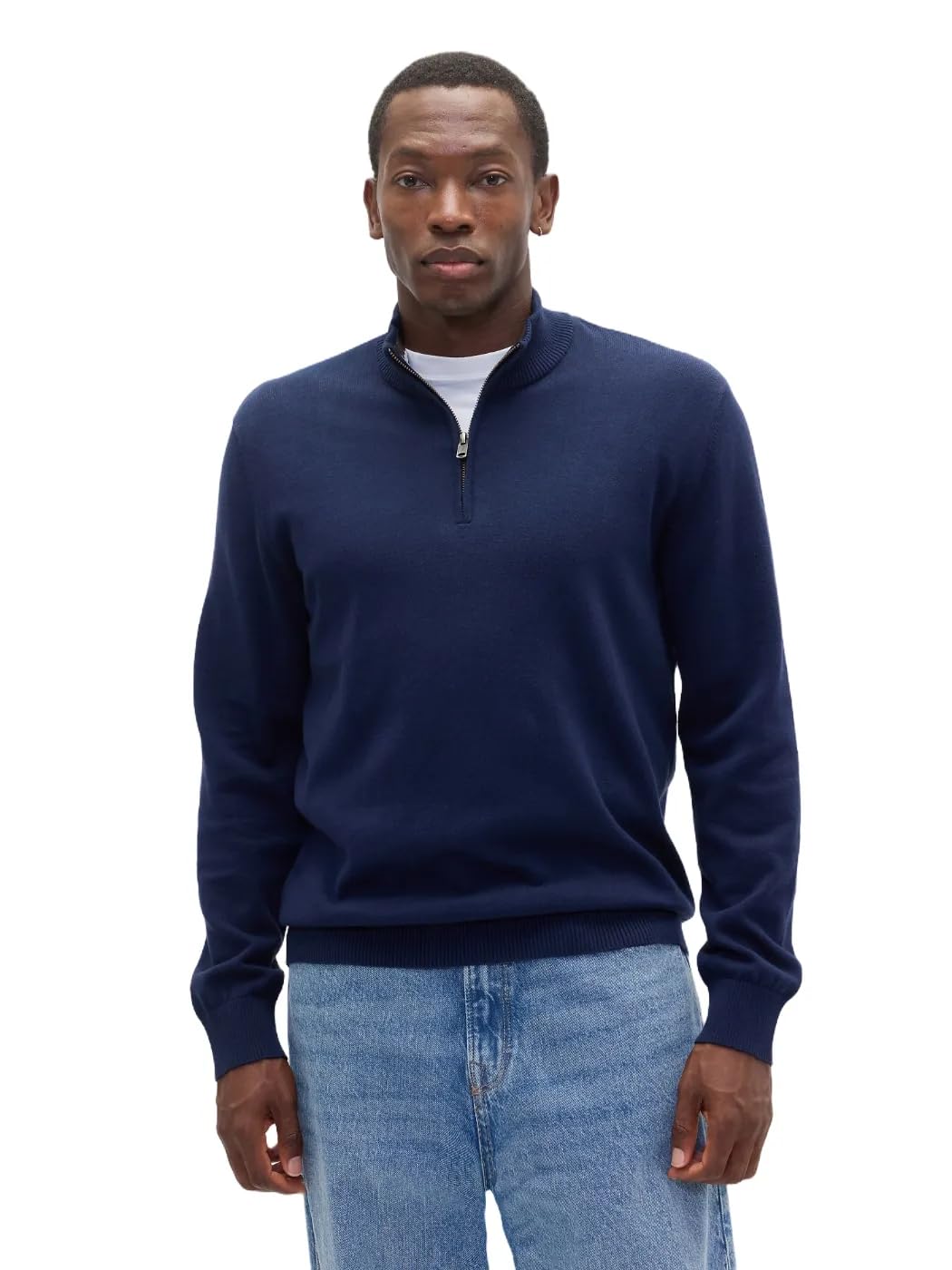 GAP Maglione Uomo Collo Alto Mezza Zip