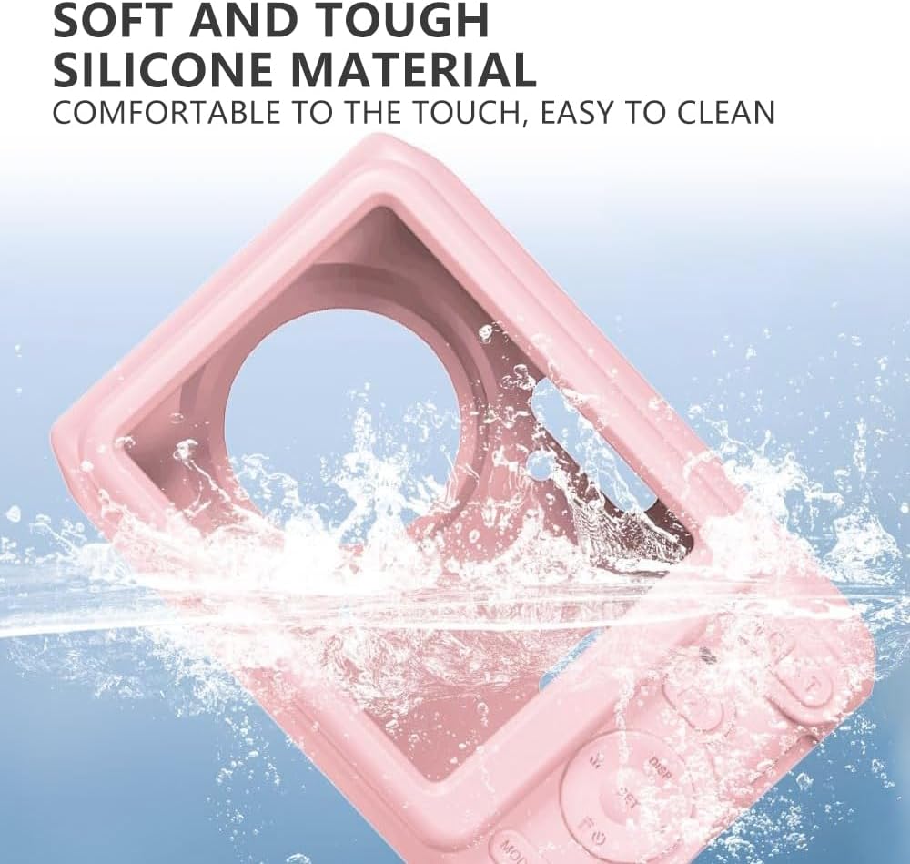 Case for Kodak PIXPRO FZ45 Case, Soft Silicone for Kodak PIXPRO FZ45 - Anti-Scratch Slim Fit Lightweight Protective - Pink